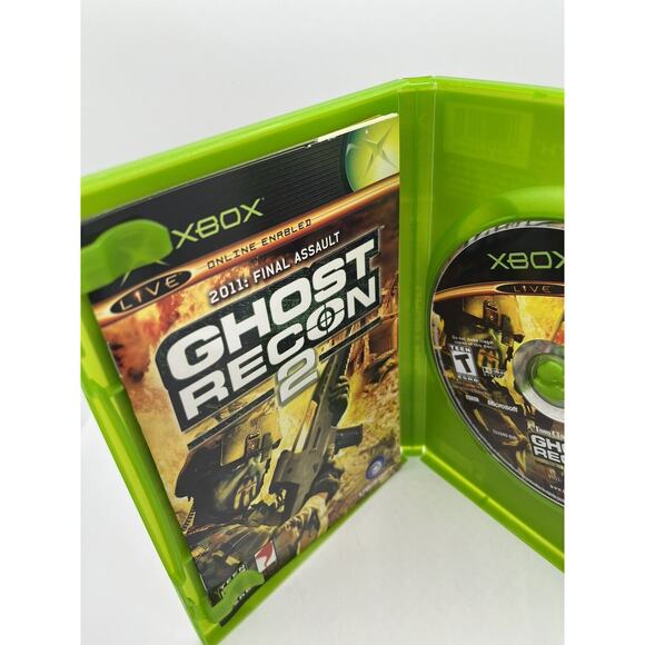Tom Clancy's 2011: Final Assault Ghost Recon 2 Xbox Original Complete CIB Tested - Picture 5 of 7